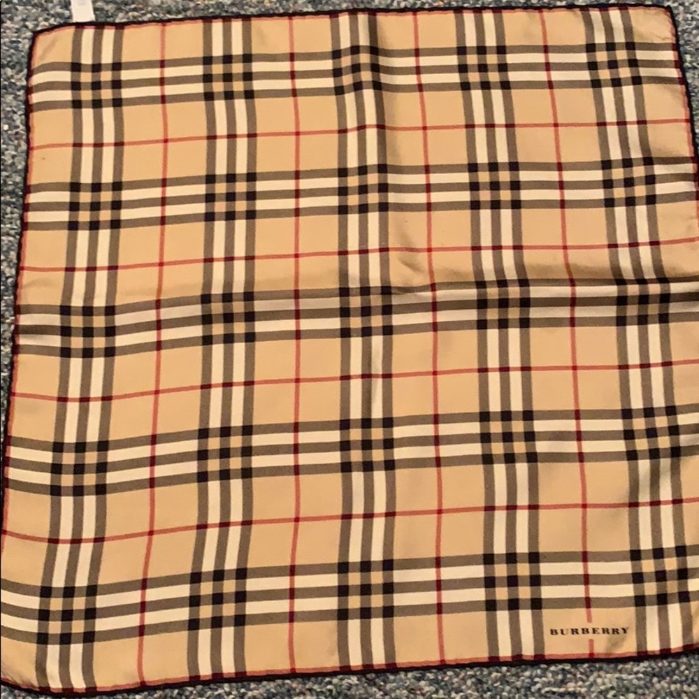 Burberry silk scarf